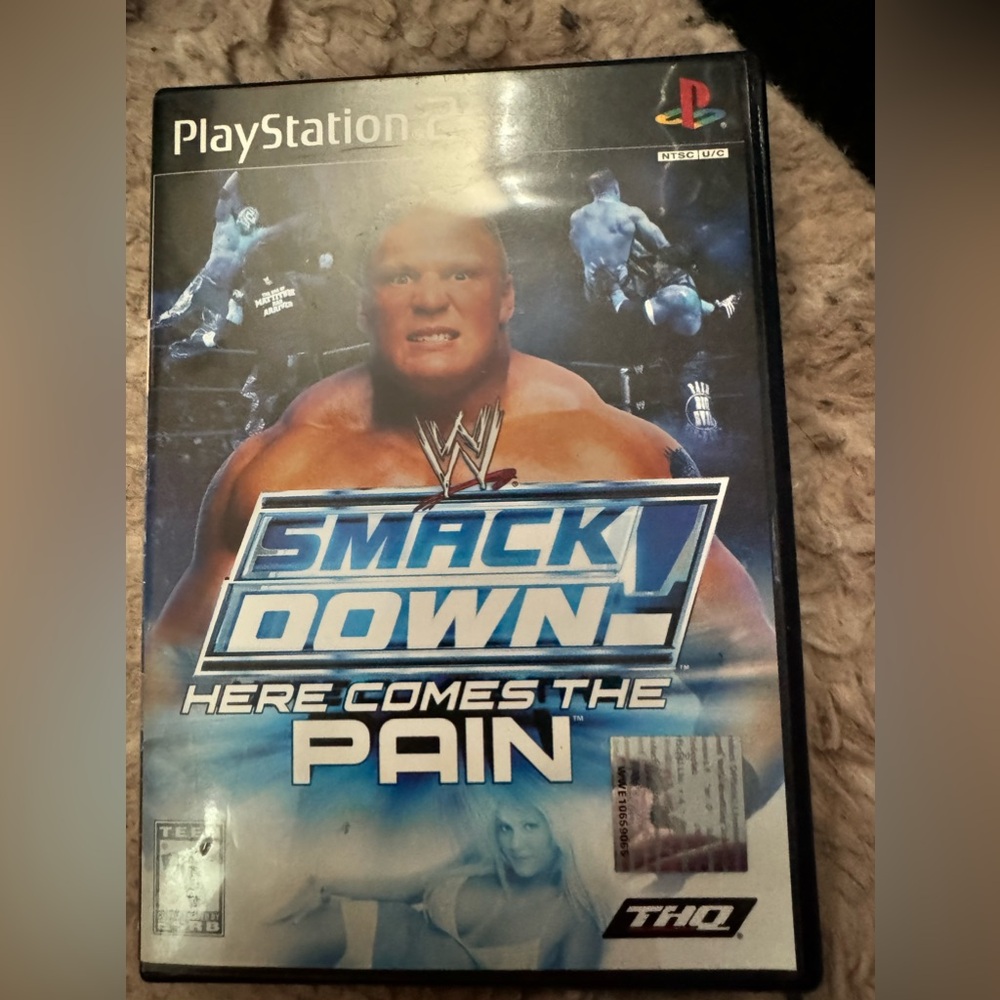 WWE Smackdown Here Comes the Pain PlayStation 2 2003 PS2 CIB Complete Tested E07